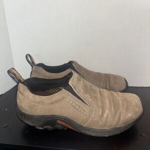 Merrell Jungle Moc Mens 7.5 41 Suede Leather Casual Loafers Shoes J60787
